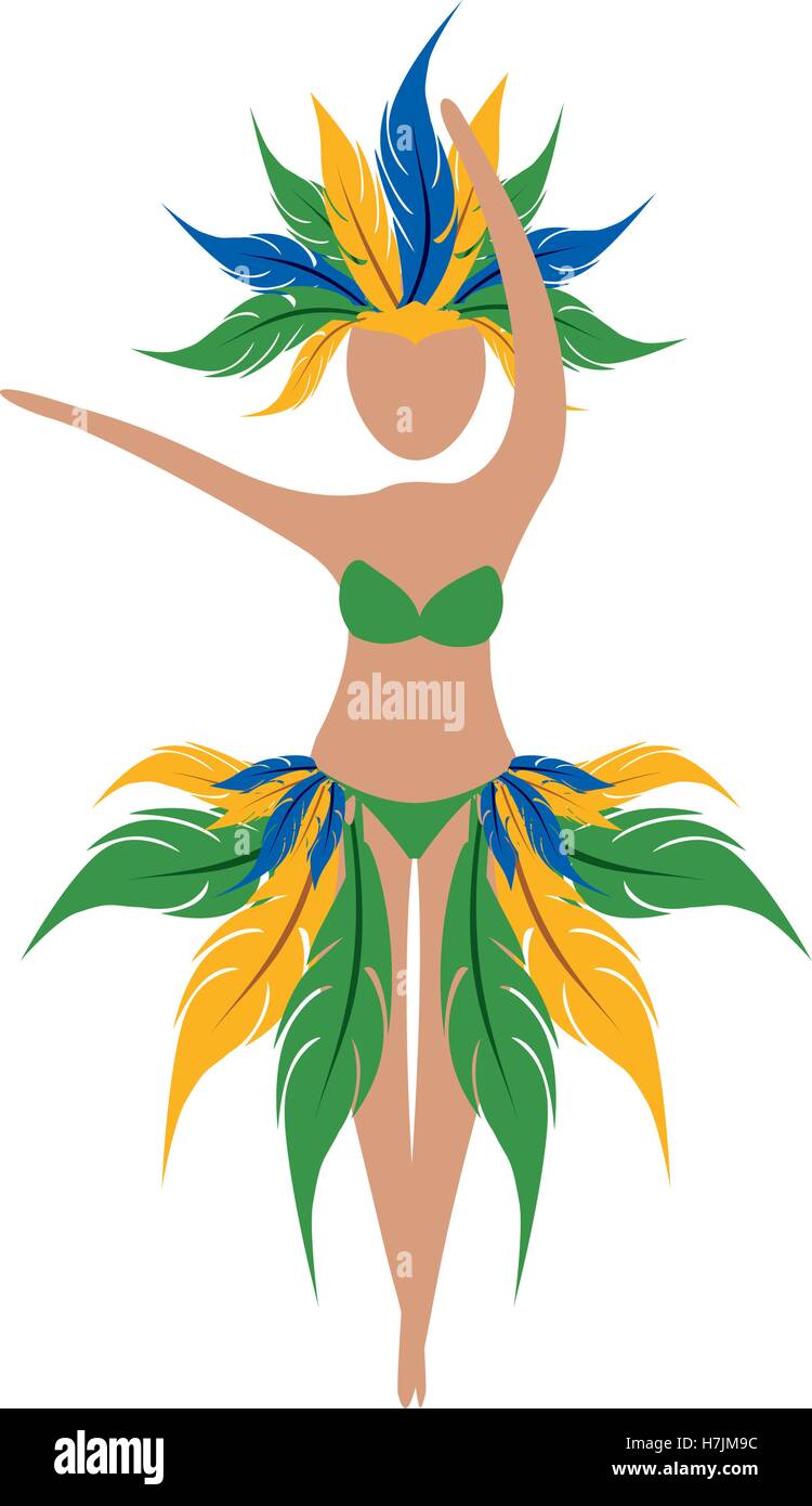 samba de janeiro football clipart