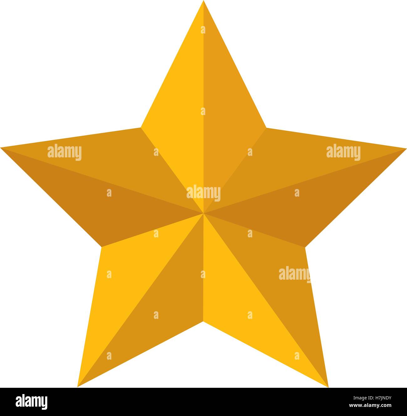 yellow star icon over white background. vector illustration Stock ...