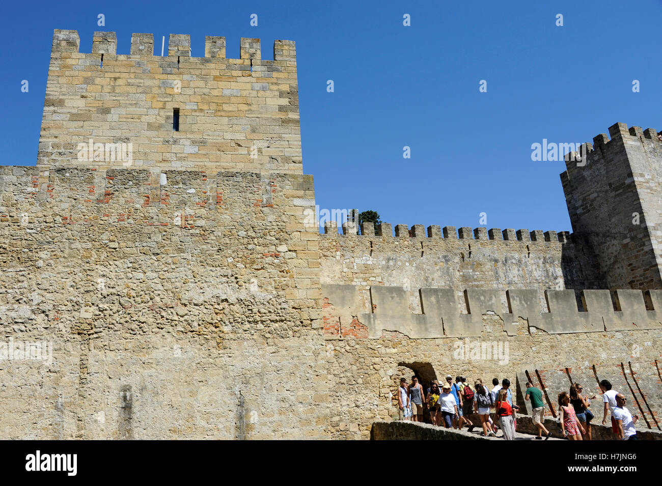 Castelo de S. Jeorge, Ulysse Tower, Camera Obscura, The Castle National  Monument, Alfama, Lisboa, Lisbon, Portugal Stock Photo - Alamy