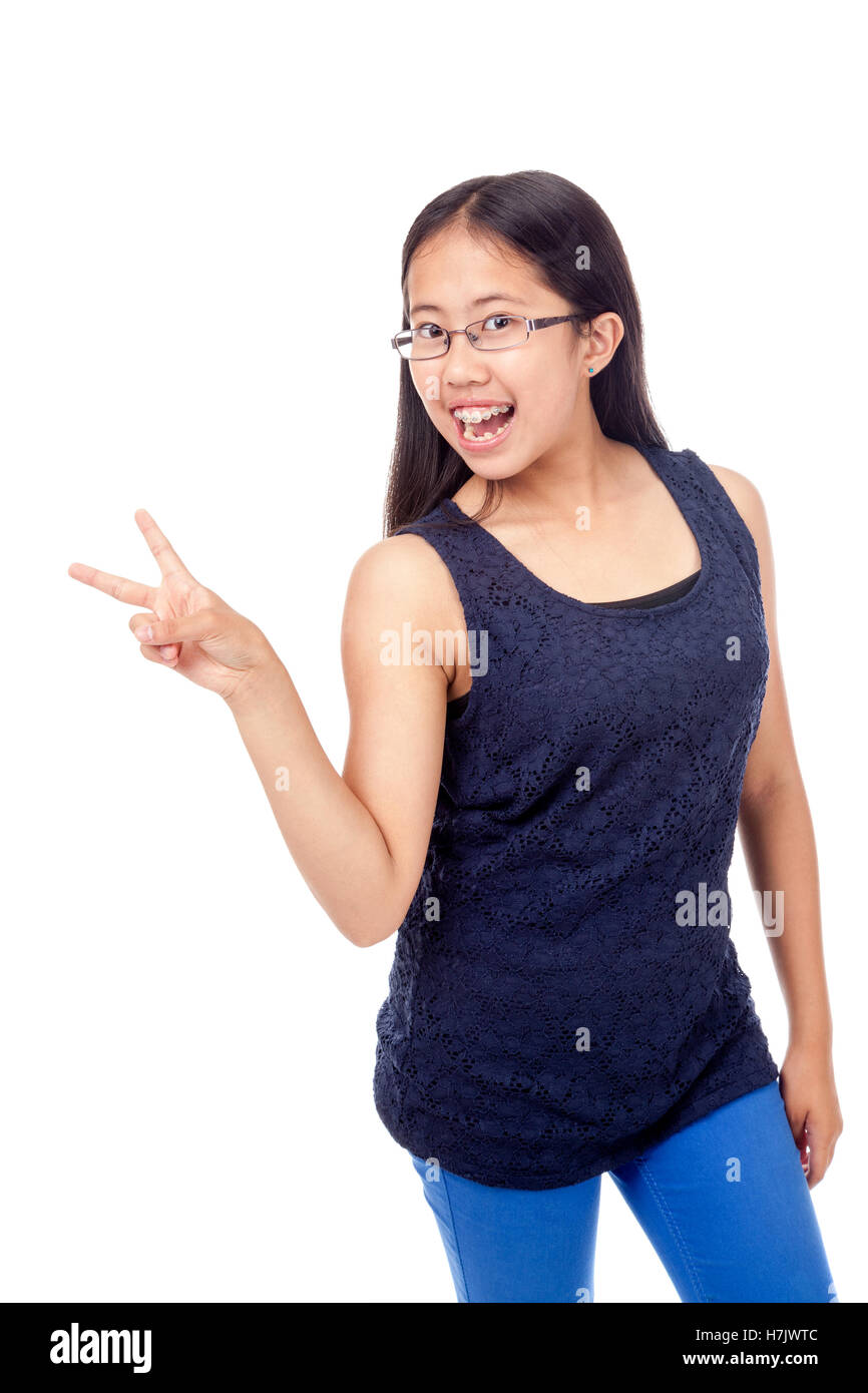 Girl With Braces Stock Photos Girl With Braces Stock Images Alamy