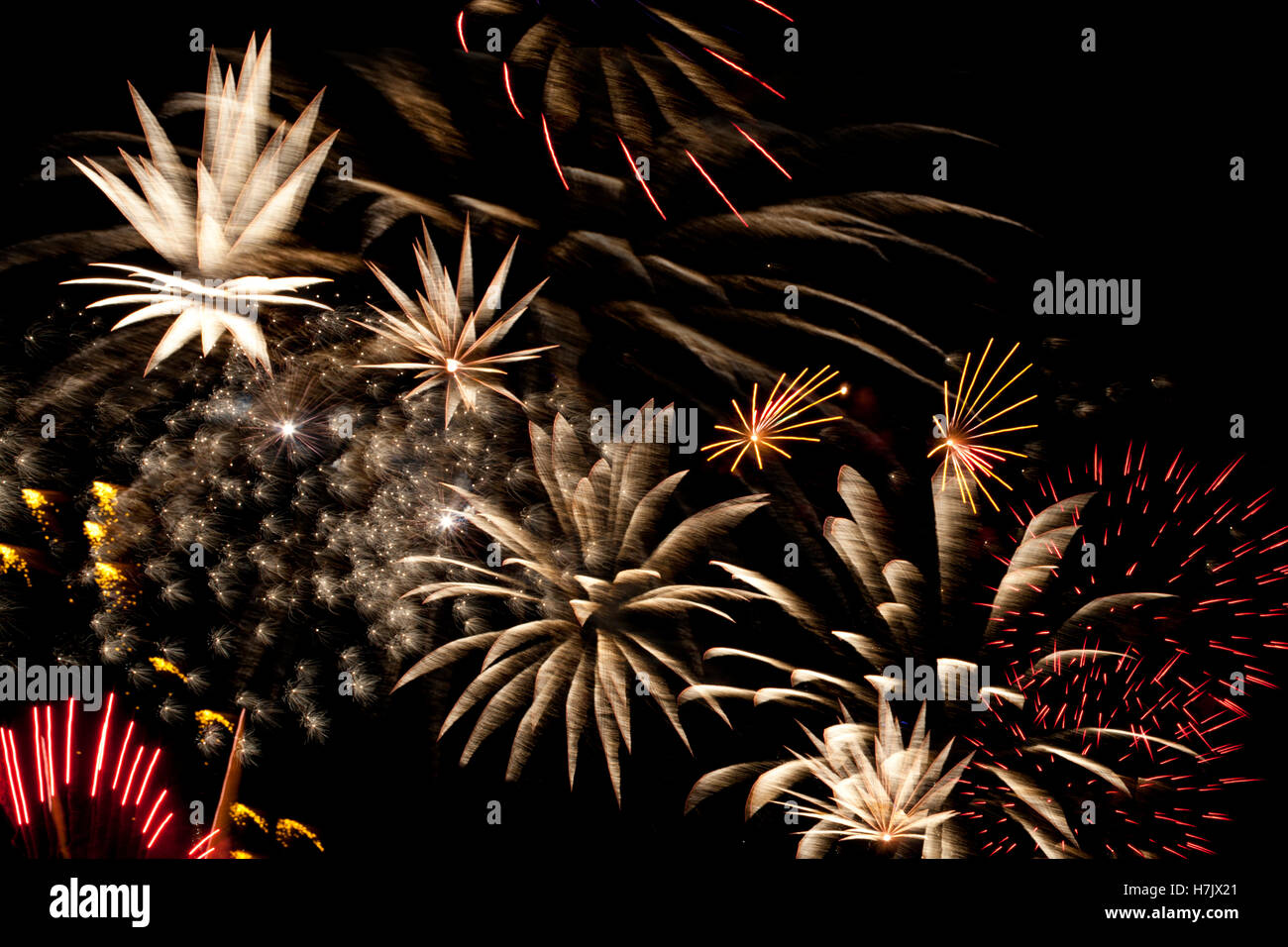 Legoland fireworks bonfire night 2016 Stock Photo Alamy
