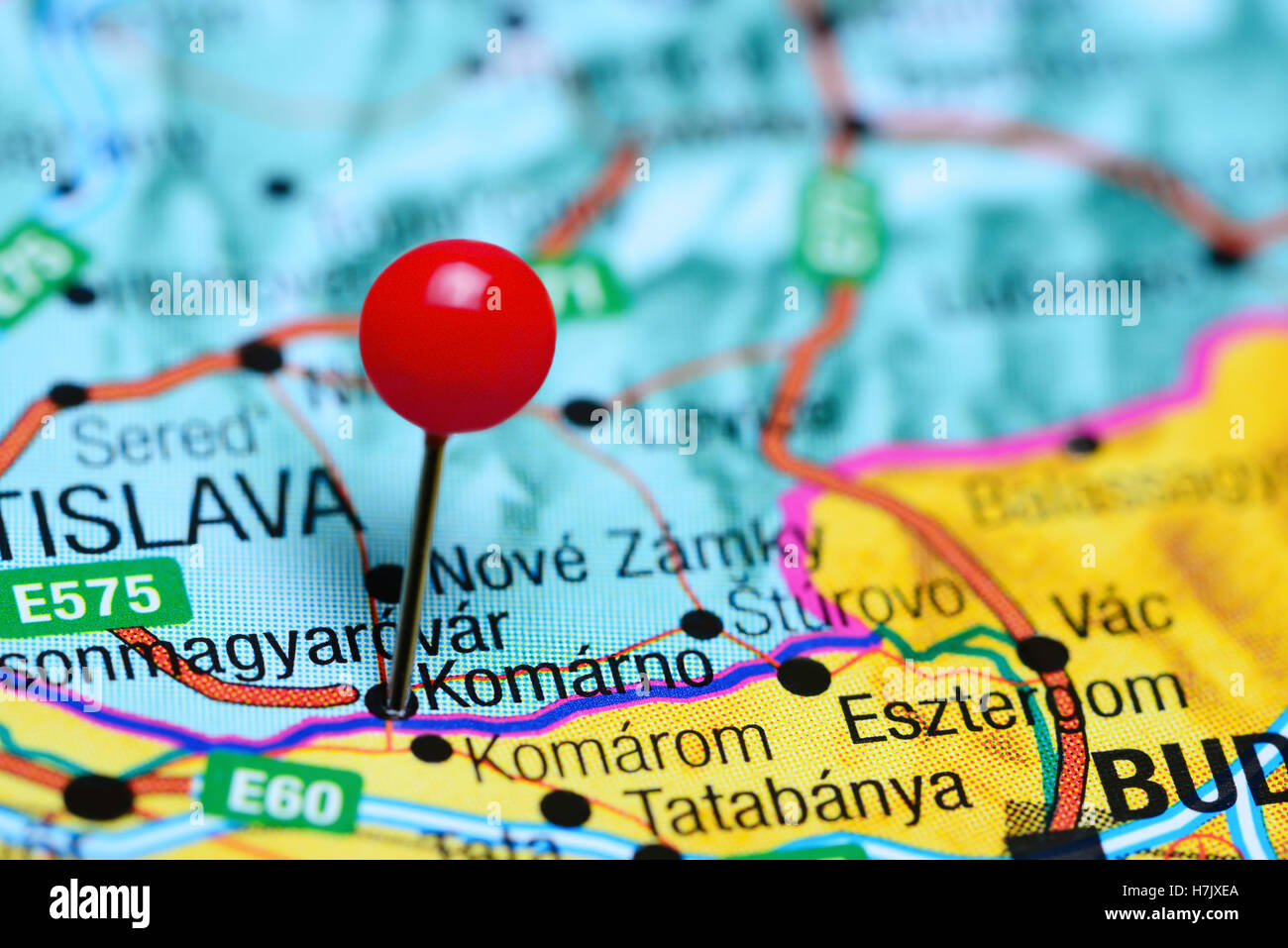 Slovakia europe map hi-res stock photography and images - Alamy