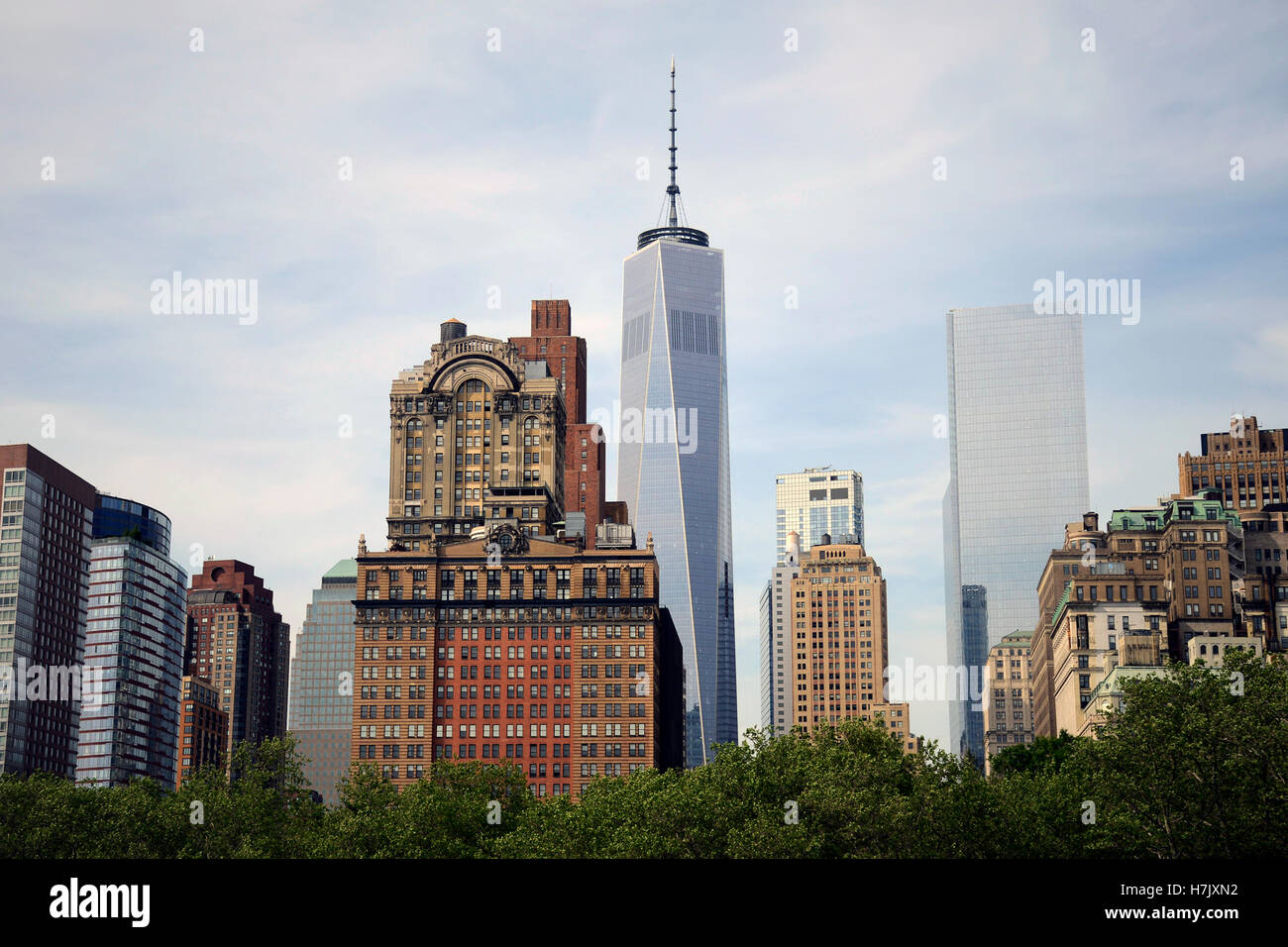New York City USA Skyline the Big Apple River View 7 Stock Photo - Alamy