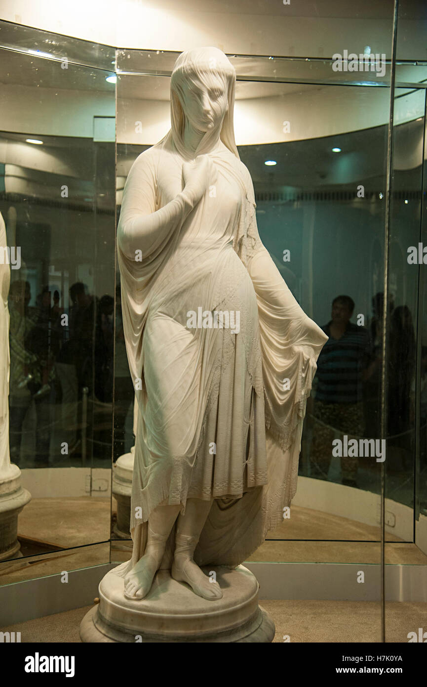 Veiled Rebecca, or Veiled Rebekah, is a sculpture created by Italian