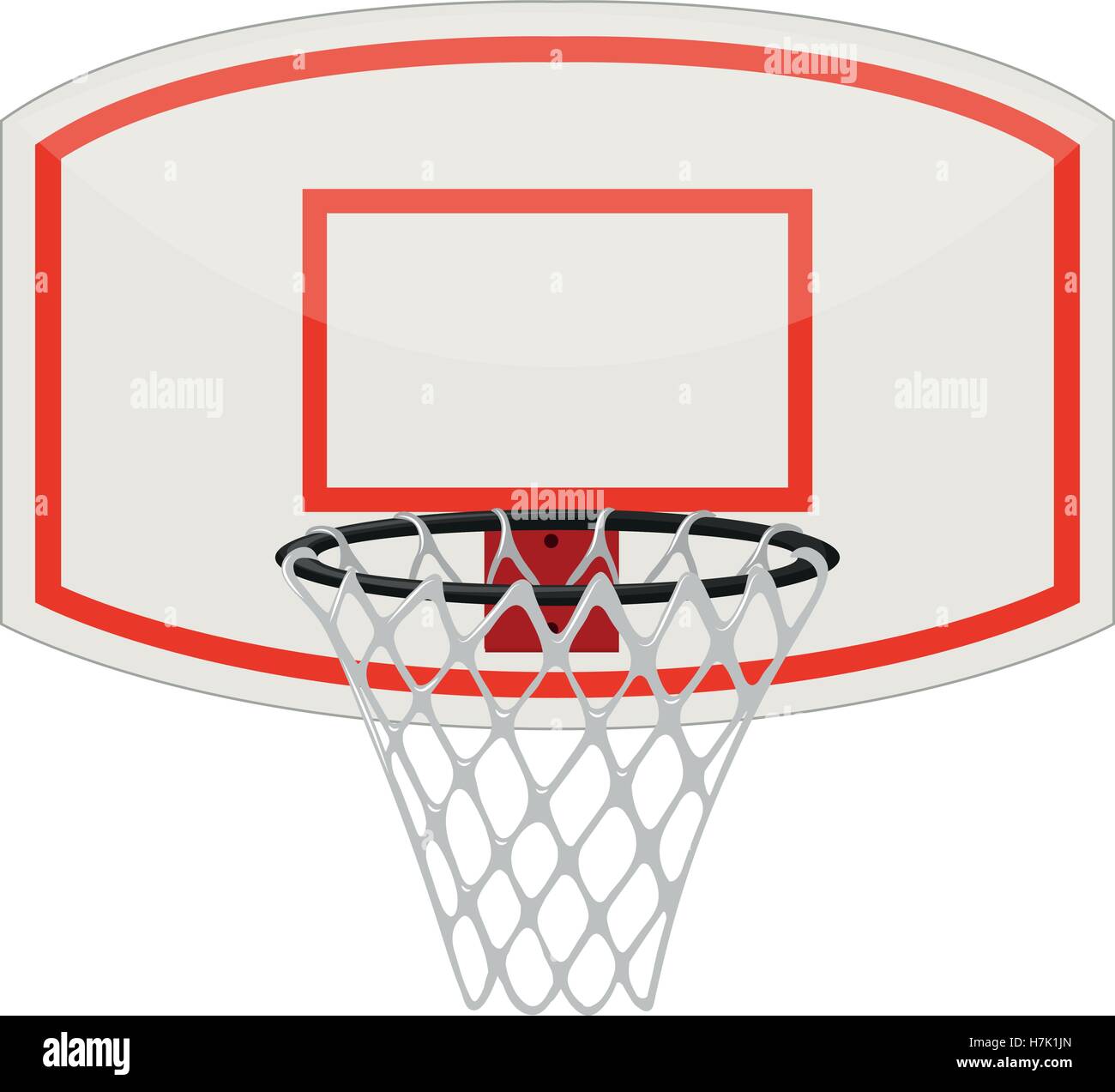Basketball net and hoop illustration Stock Vector Image & Art - Alamy