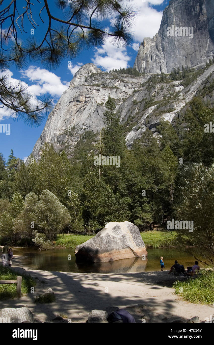 U.S.A.CALIFORNIA; YOSEMITE NATIONAL PARK HALF DOME FROM MIRROR LAKE ...