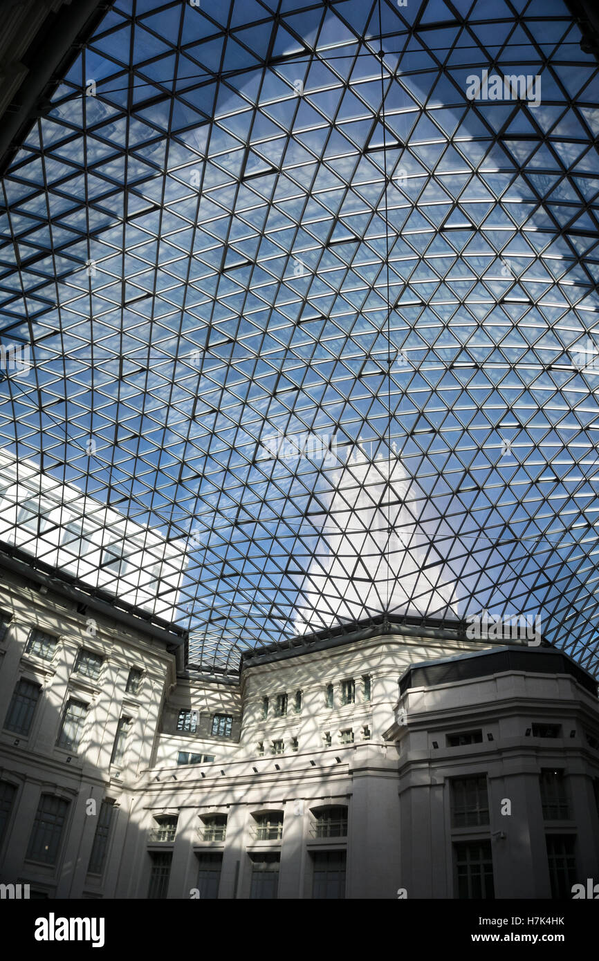 Geodesic Crystal The geodesic, Crystal Gallery covering the courtyard of the Palacio de ...