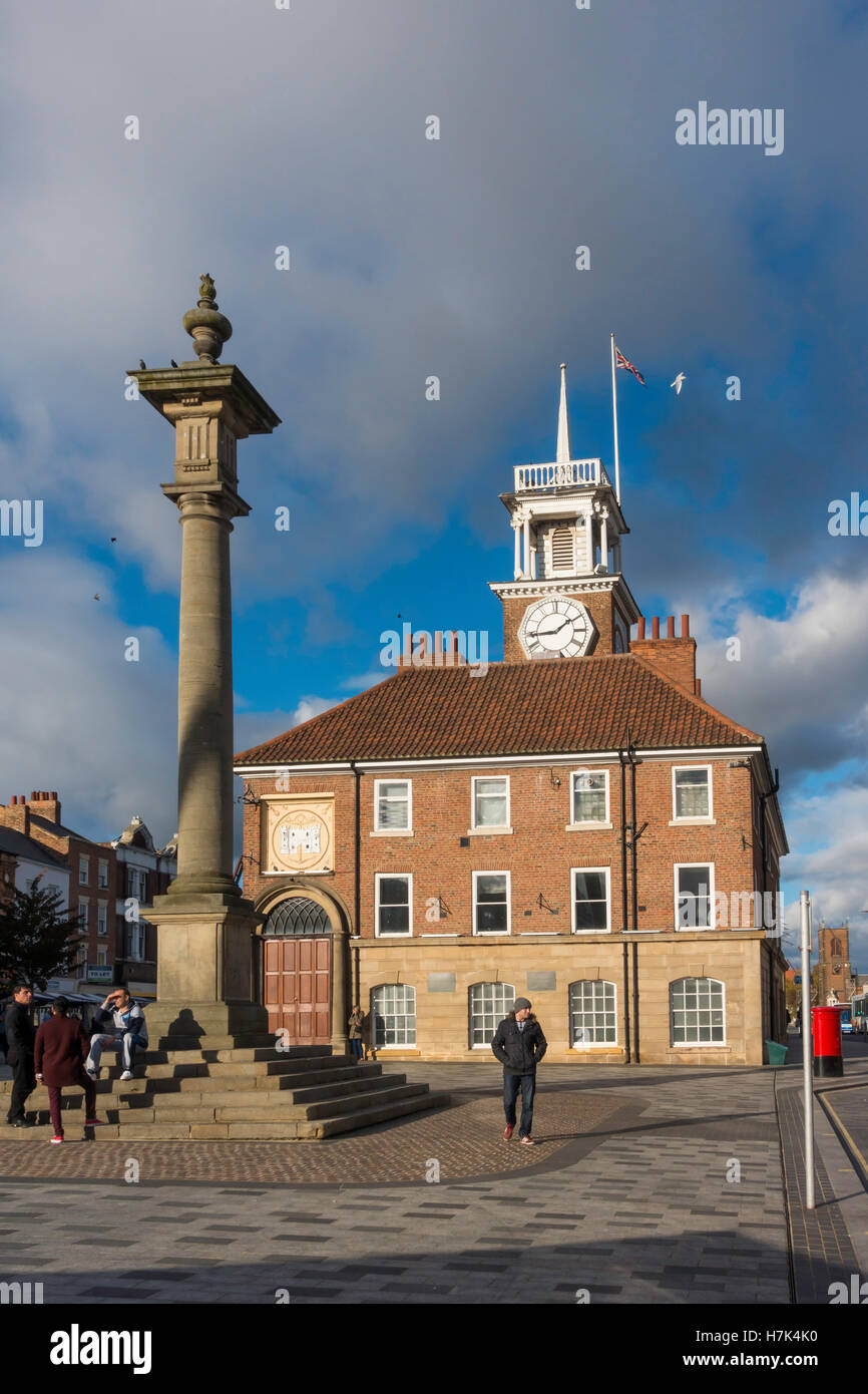 Town Hall, High Street Stockton on Tees, Co. Durham UK Stock Photo - Alamy