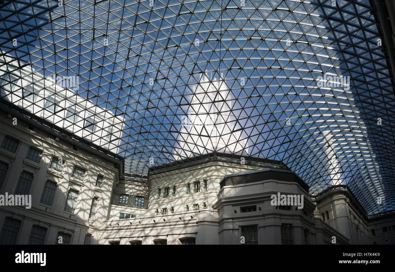 Geodesic Crystal The geodesic, Crystal Gallery covering the courtyard of the Palacio de ...