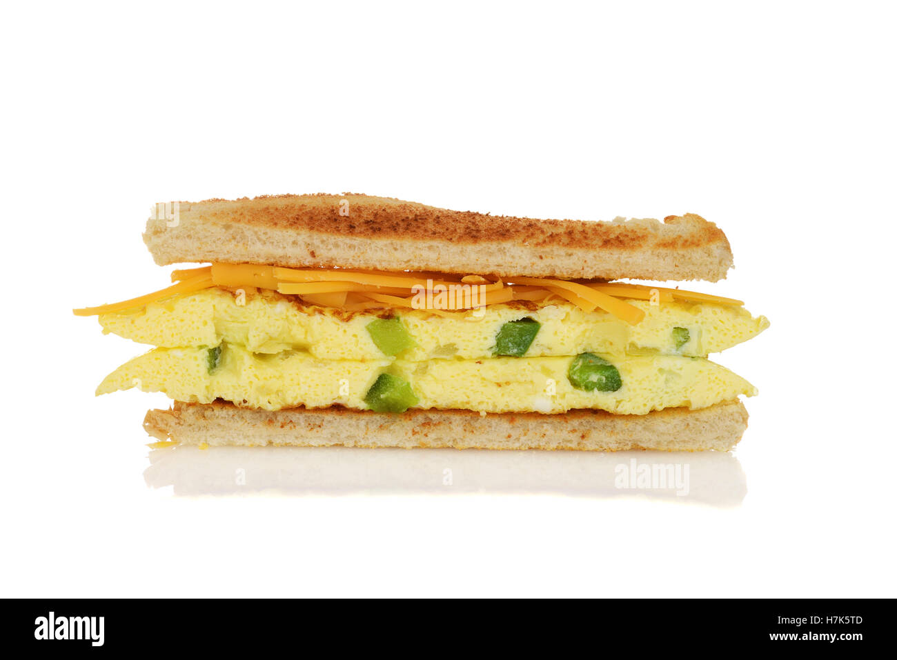 closeup toasted western sandwich Stock Photo - Alamy