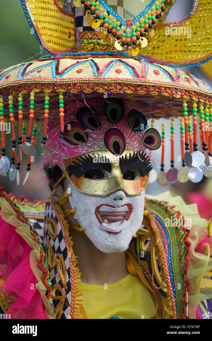 Masskara Festival 2016,Bacolod City,Philippines Stock Photo