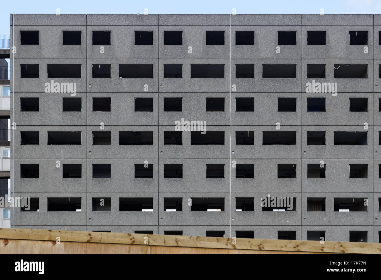 shot of building being readied to be  demolished in finnieston glasgow Stock Photo