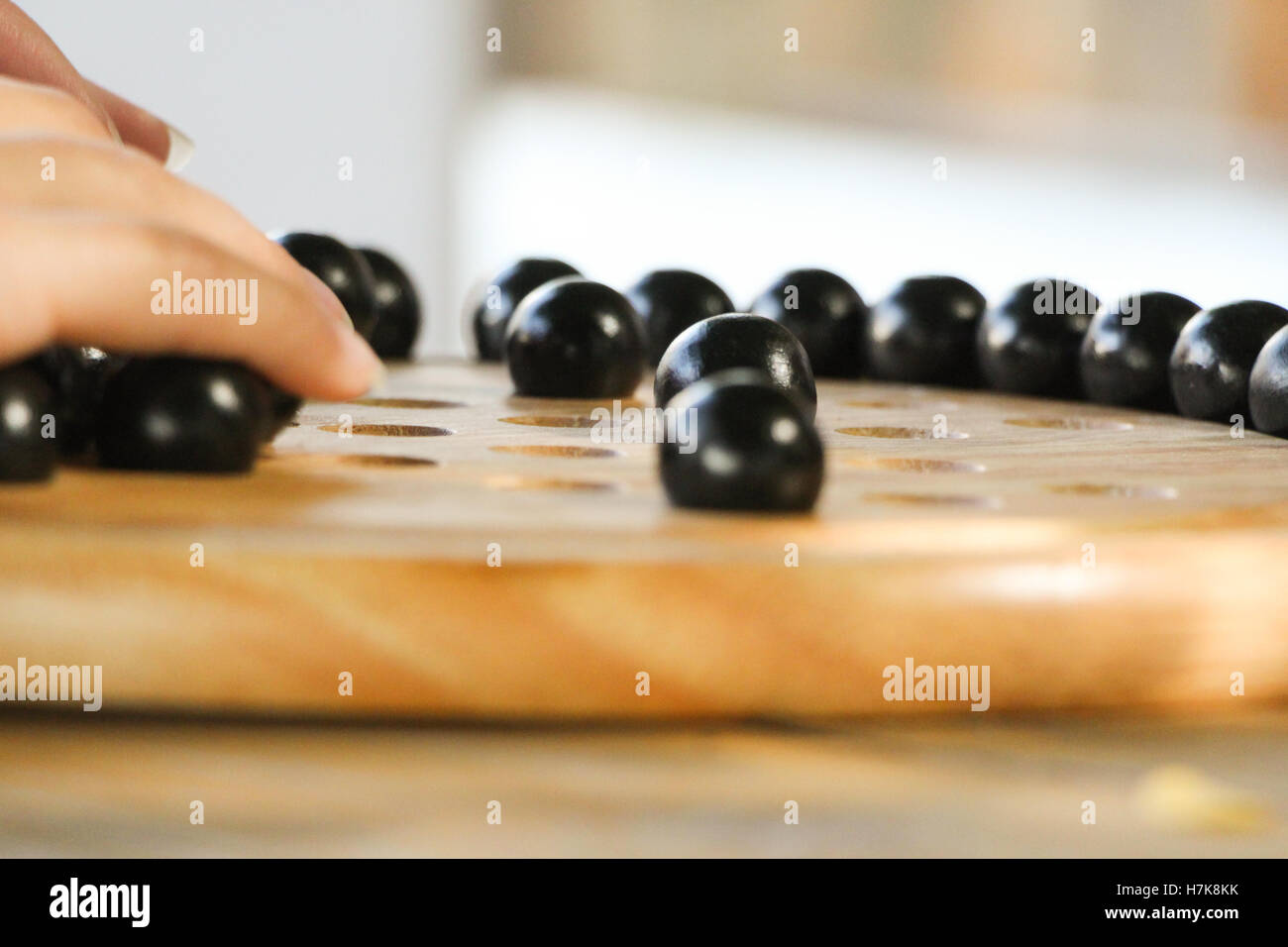 Chinese Checkers game Stock Photo