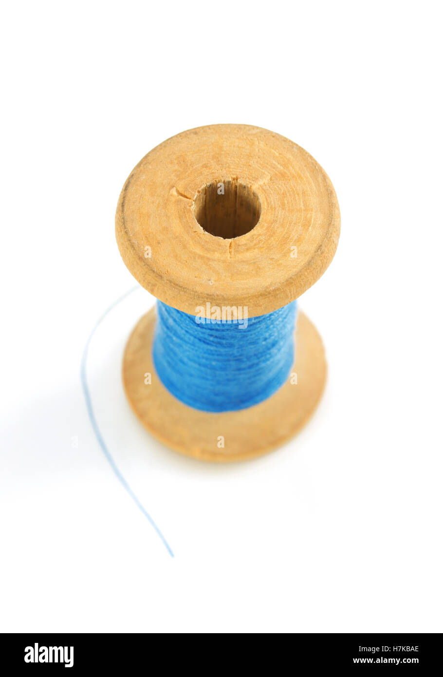 spool of thread isolated on white background Stock Photo