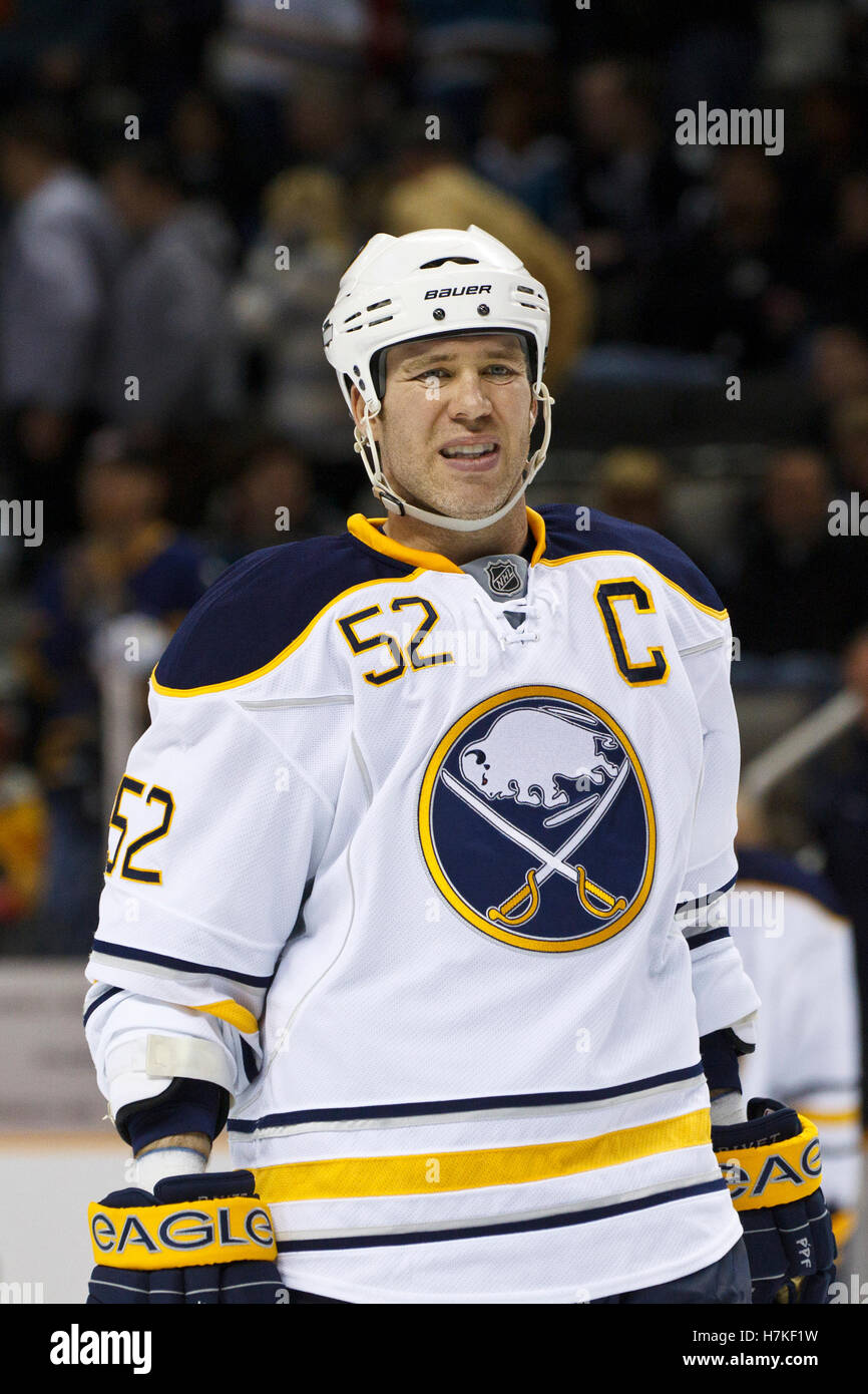 January 6, 2011; San Jose, CA, USA; Buffalo Sabres defenseman Craig ...