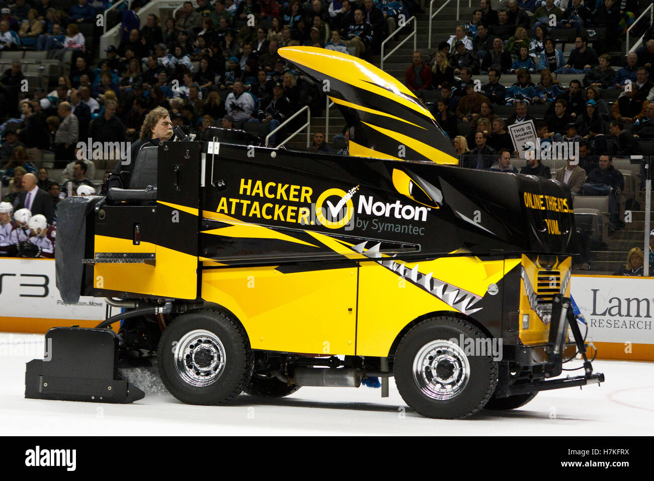 Ice hockey zamboni hires stock photography and images Alamy