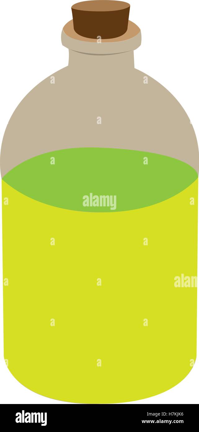 Isolated flask of lotion, Spa vector illustration Stock Vector Image