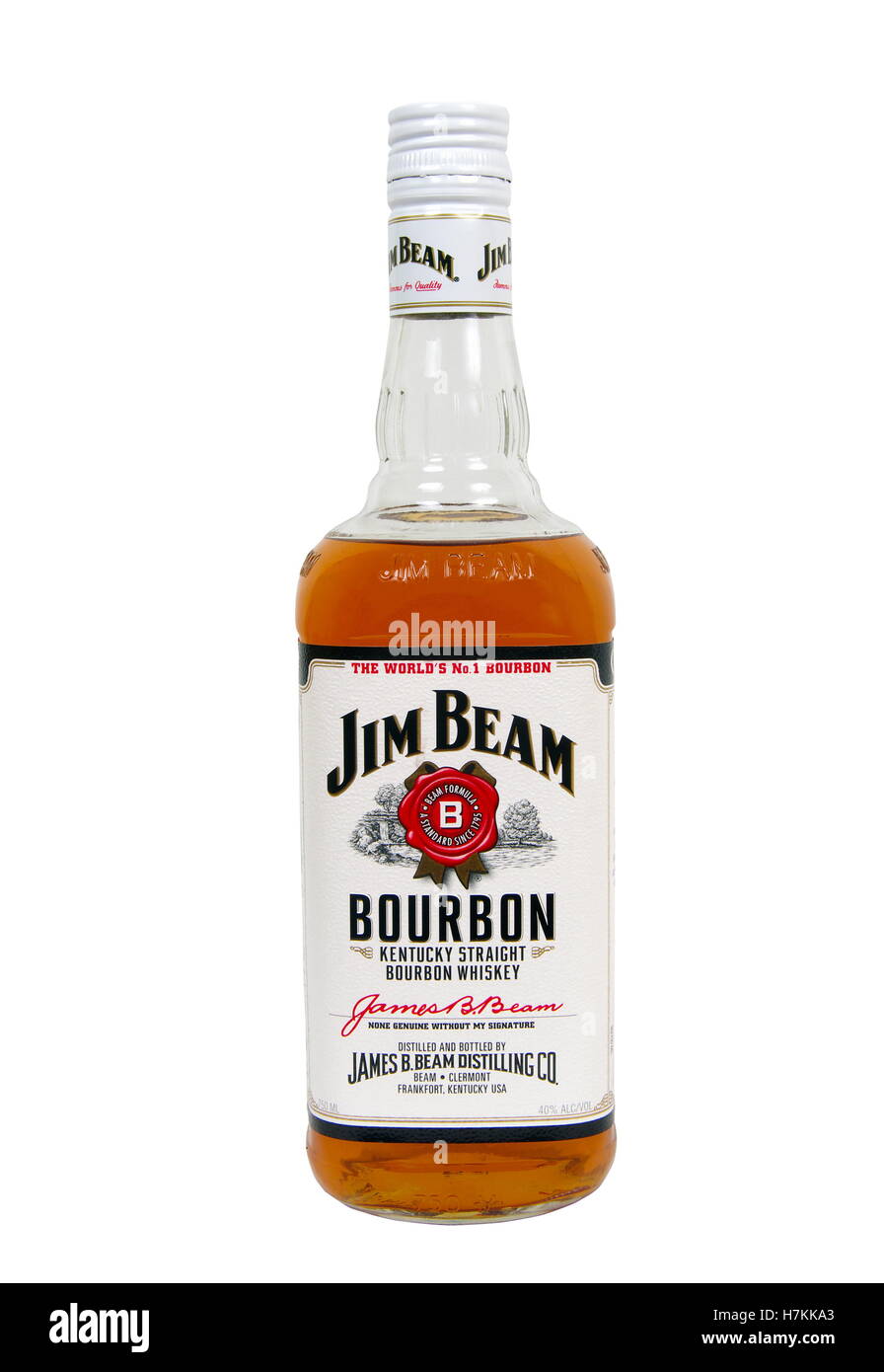Jim Beam Bottle High Resolution Stock Photography and Images Alamy