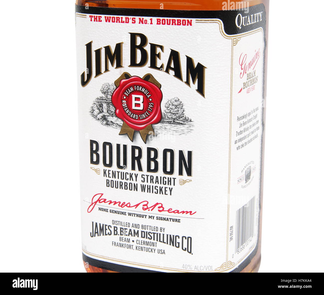Jim Beam Bottle High Resolution Stock Photography and Images Alamy