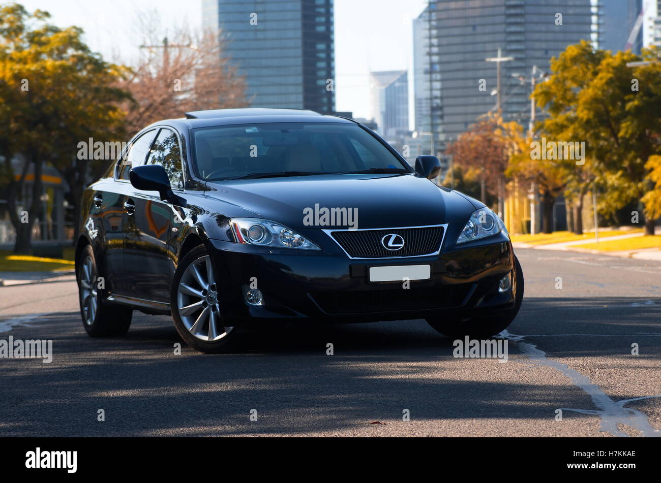 Melbourne Australia May 17 15 Lexus Is250 Model In Test Drive In Stock Photo Alamy