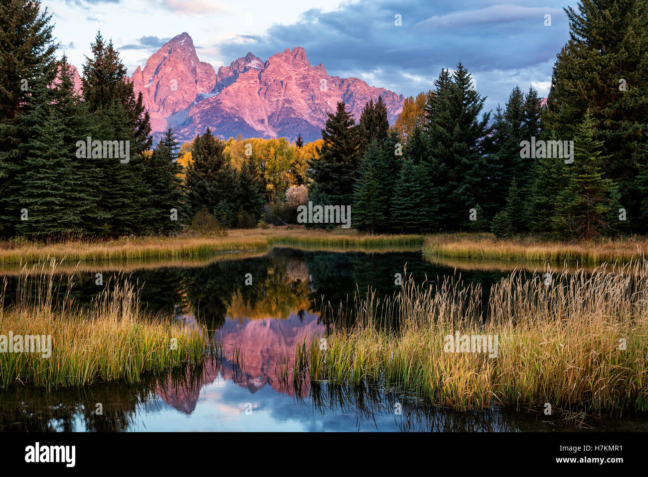 Schwabacher's Landing Reflections Stock Photo - Alamy