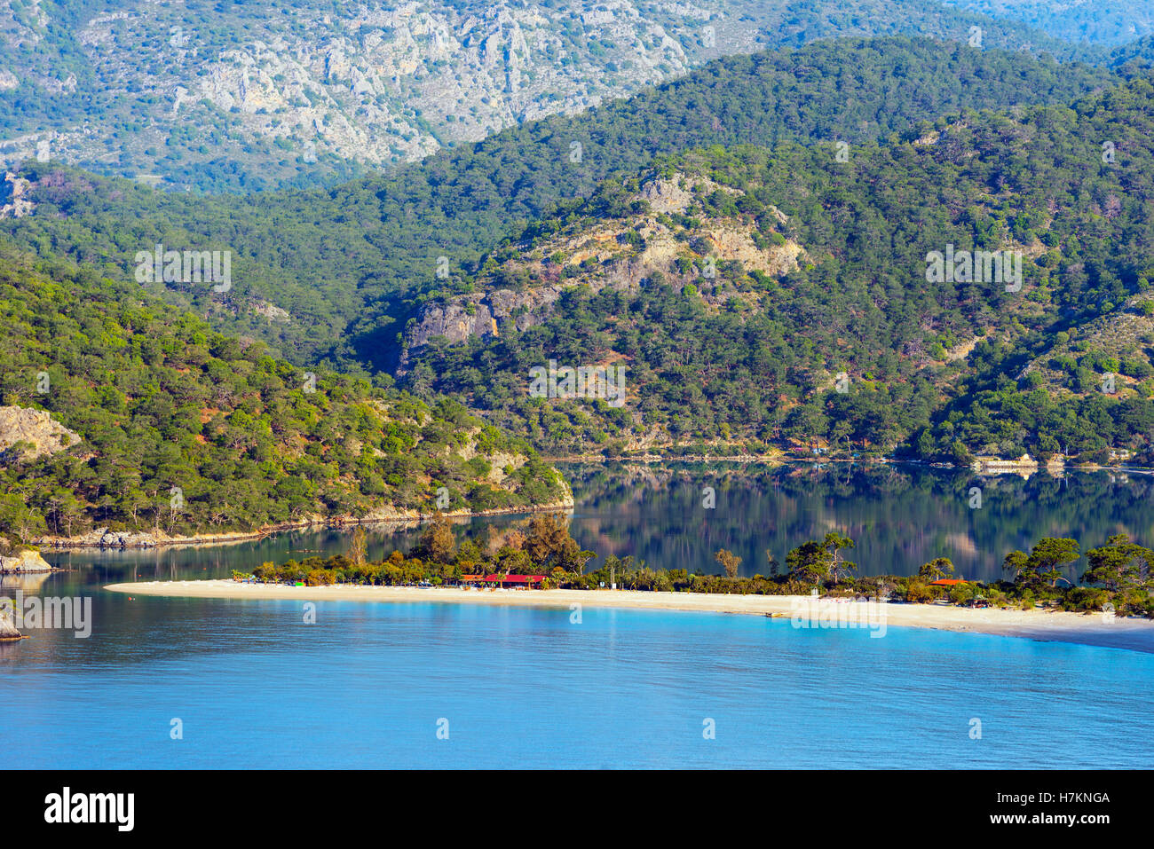 Turkey, Mediterranean, Aegean Turquoise coast, Oludeniz near Fethiye ...