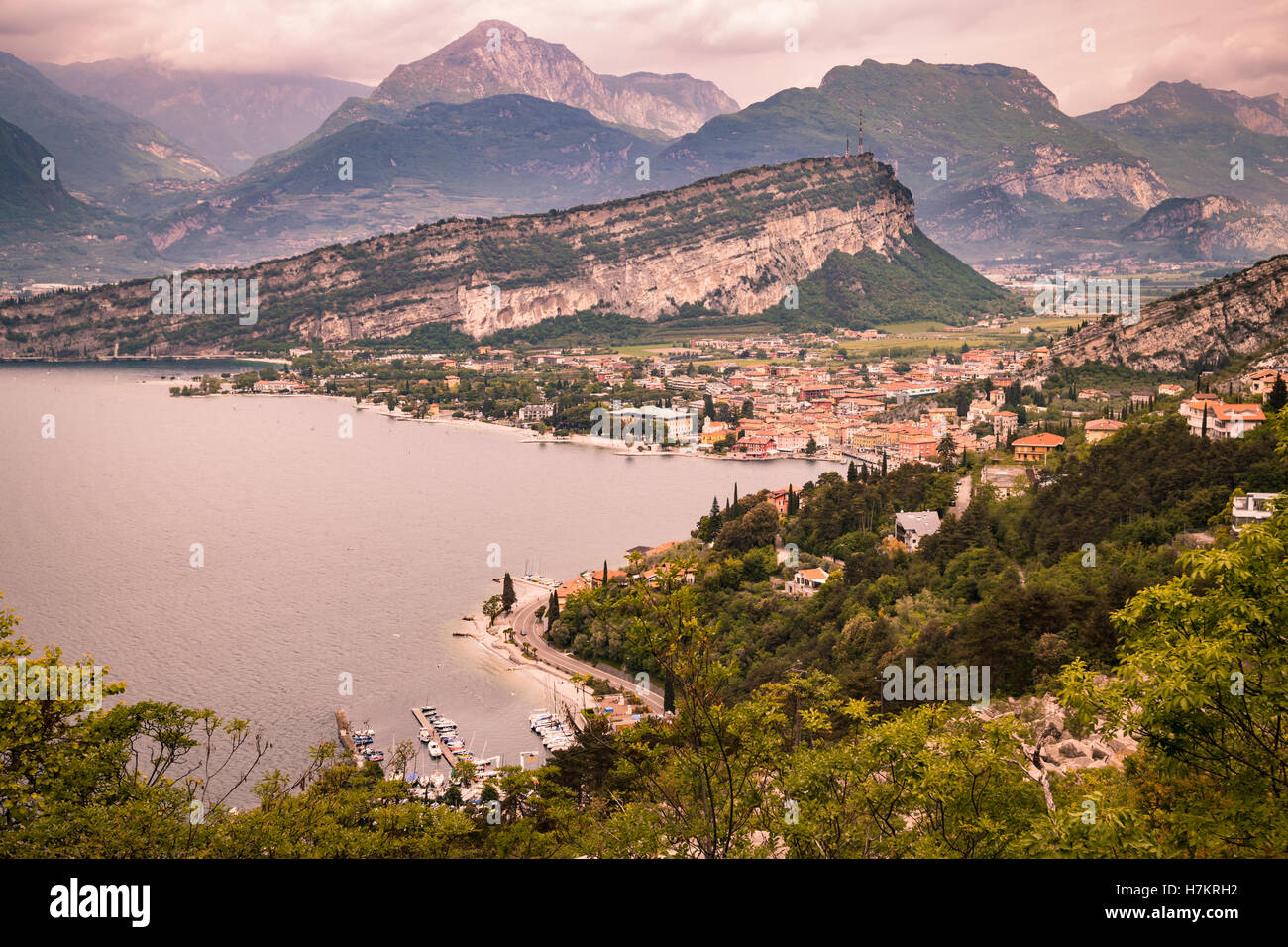 Panorama Of Torbole A Small Town On Lake Garda Italy Stock Photo Alamy Panorama Of Torbole A Small Town On Lake Garda Italy Stock Photo Alamy