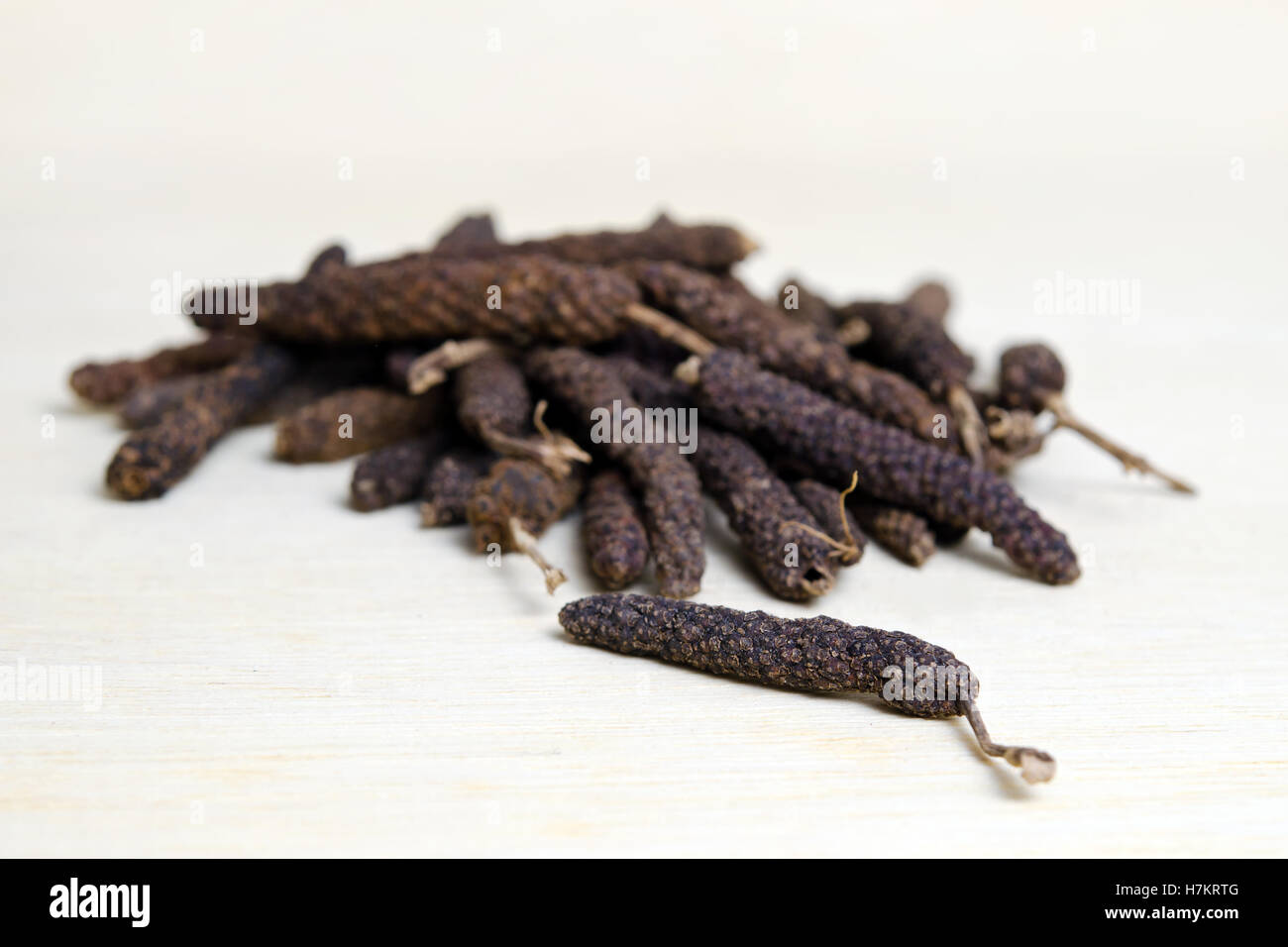 Long black pepper (Also called as Pipli in Indian, capsicum frutescens
