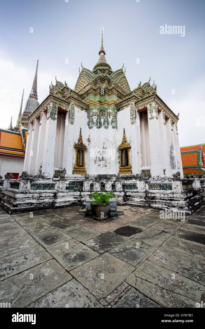 Wat Pho temple in Bangkok in Thailand Stock Photo - Alamy