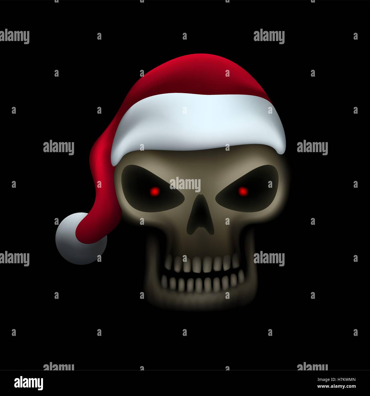 Black skull hat Stock Vector Images Alamy