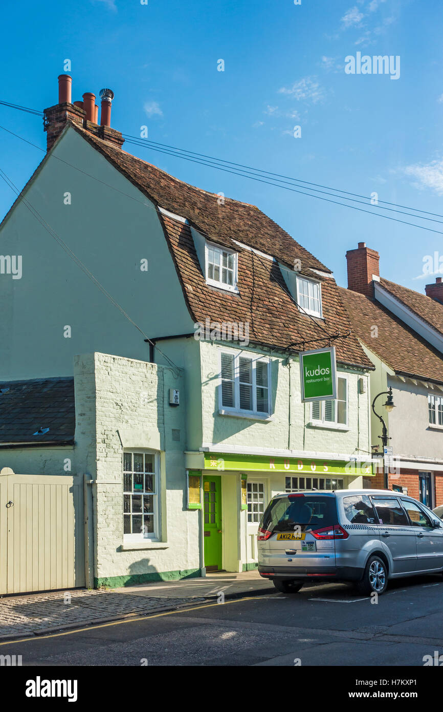 Kudos Chinese Restaurant Bar  Dover Street Canterbury Kent England Stock Photo