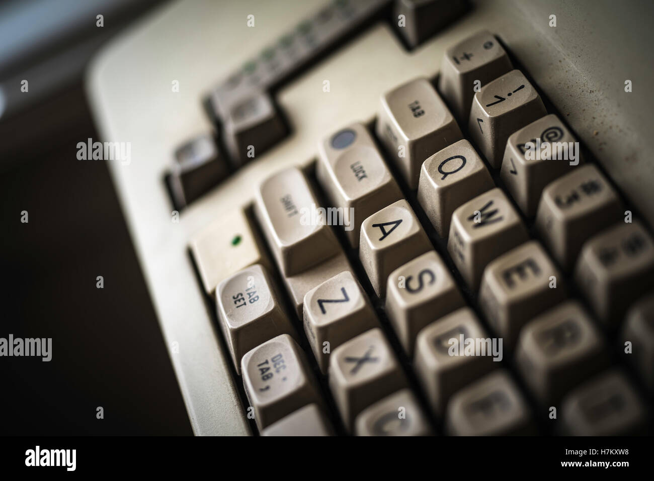 Typewriter key board Stock Photo Alamy