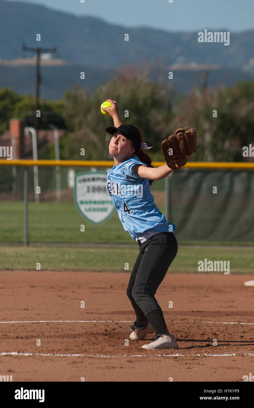 Softball player hires stock photography and images Alamy