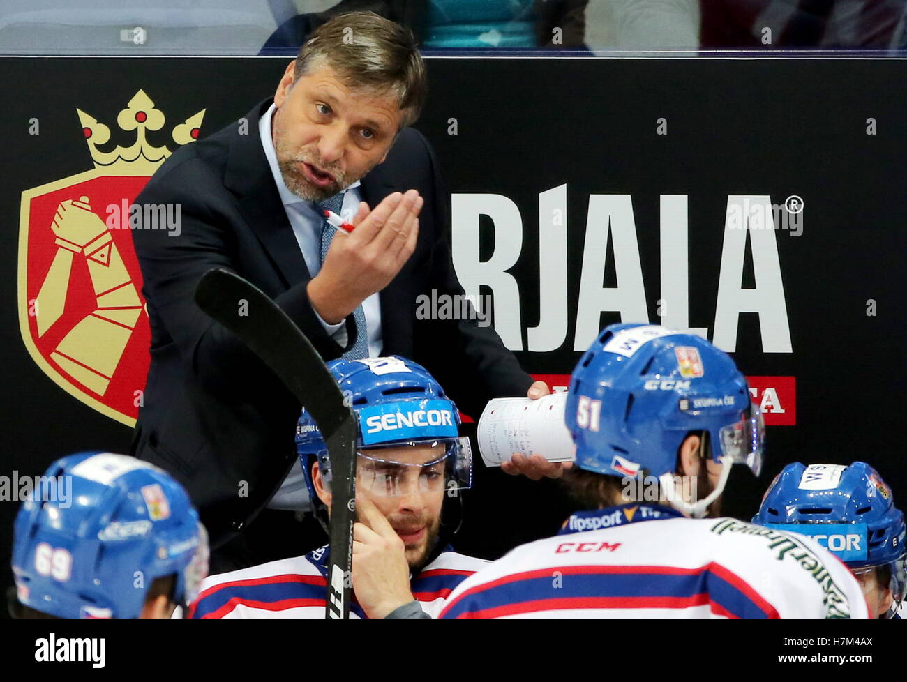 Helsinki, Finland. 6th Nov, 2016. The Czech Republic's head coach Stock  Photo - Alamy