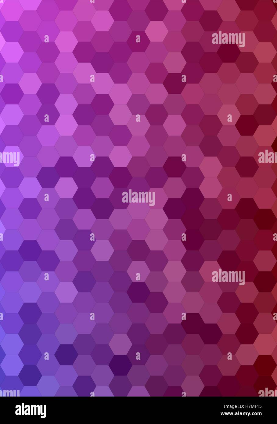 Abstract hexagonal tile mosaic background design Stock Vector Image ...
