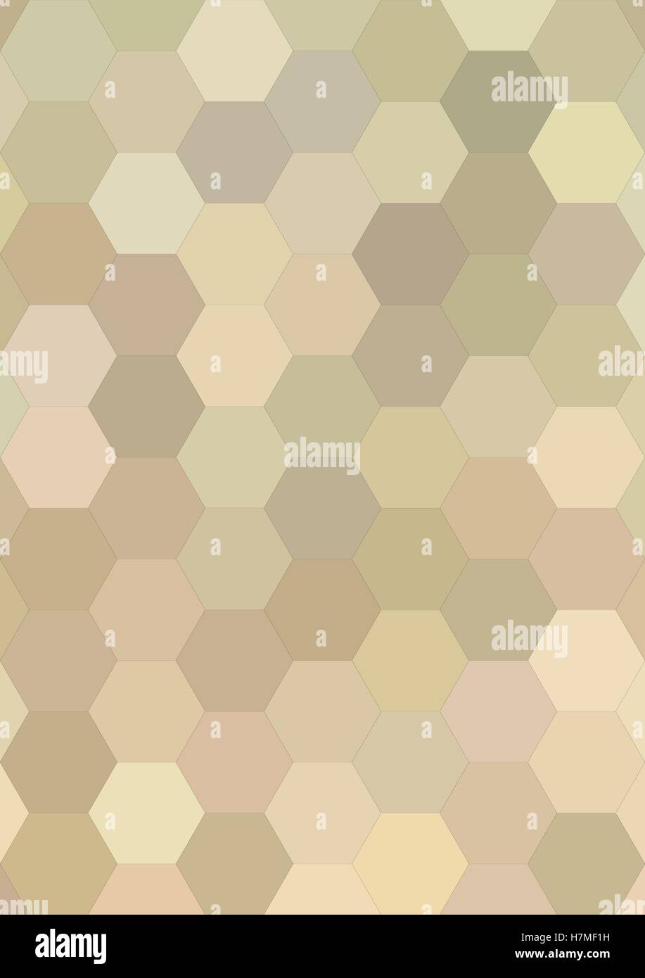 Vintage Hexagon Tile Pattern