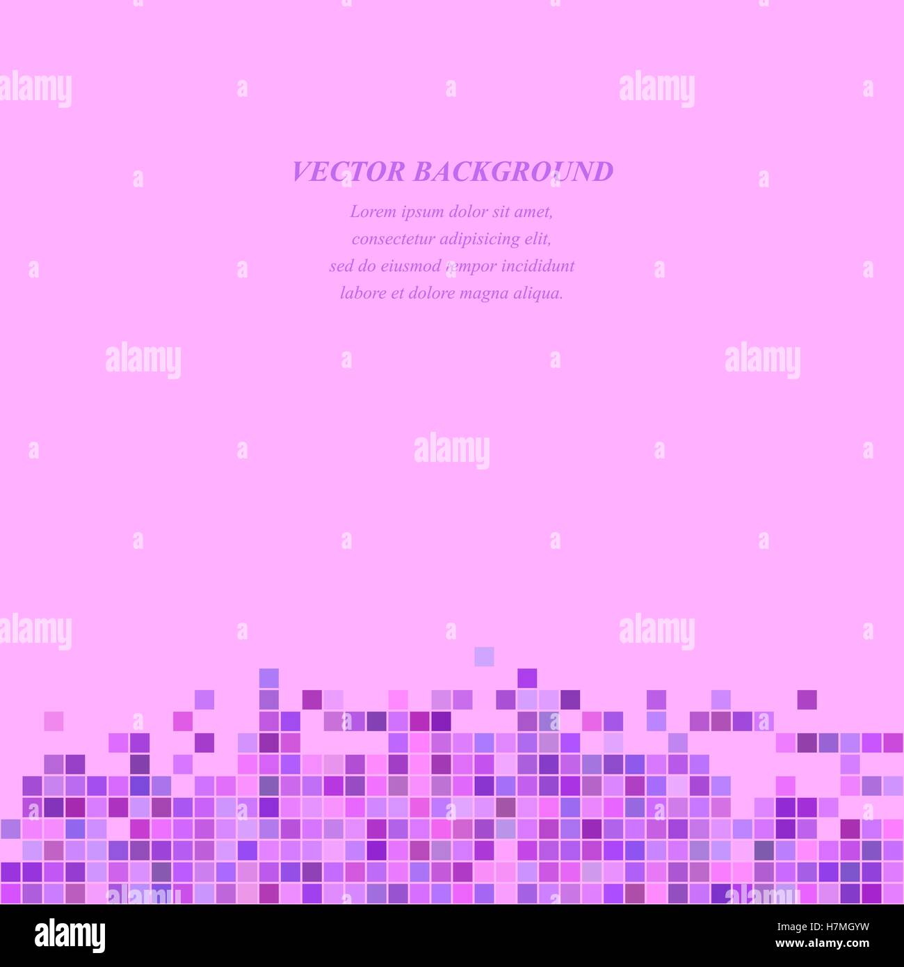 Purple abstract tiled square mosaic background Stock Vector Image & Art ...