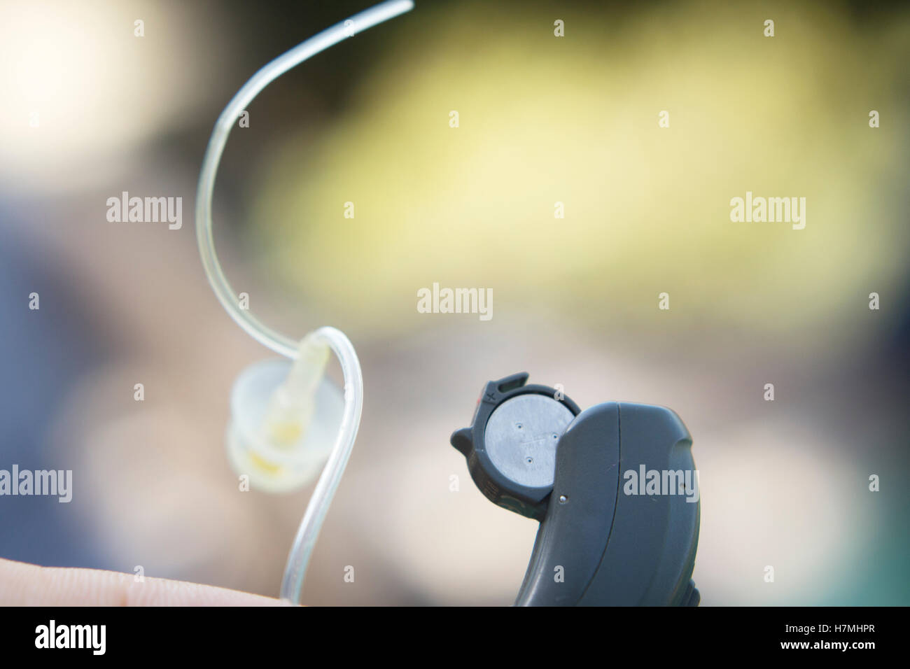 Modern digital hearing aid device for deaf and hard of hearing patients