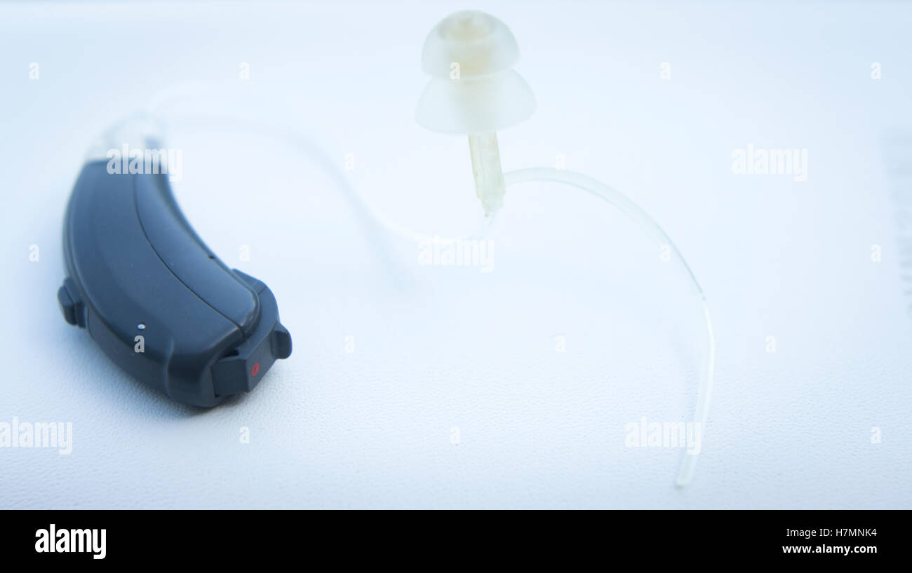 Modern digital hearing aid device for deaf and hard of hearing patients