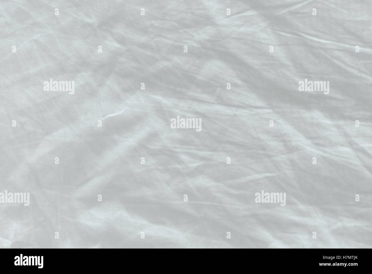 Unmade bed sheet texture, top view as abstract texture or displacement map Stock Photo