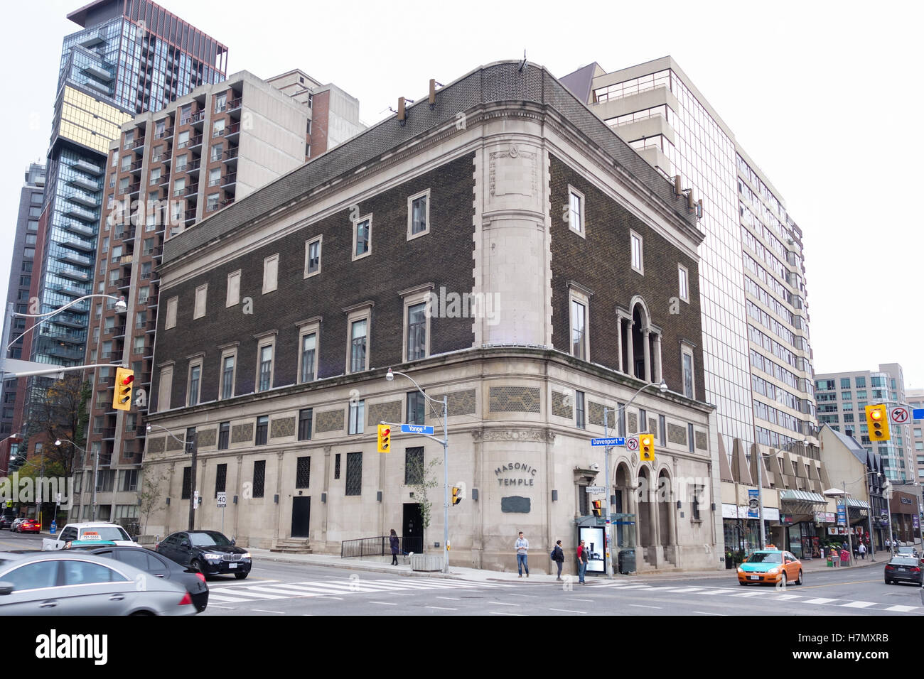Masonic Temple Toronto Heritage Site Stock Photo