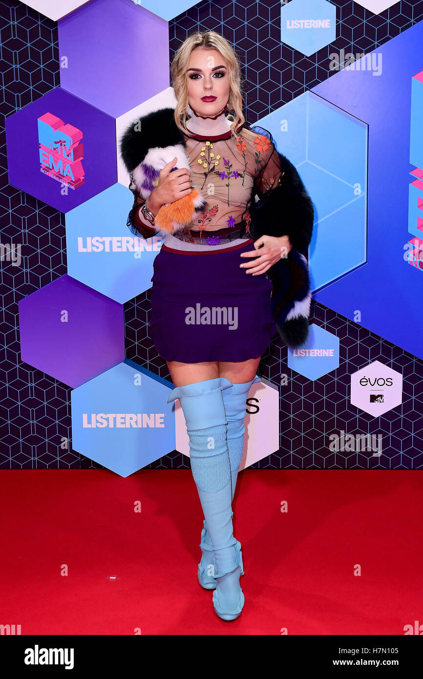 Tallia Storm attending the European MTV Europe Music Awards at the Ahoy