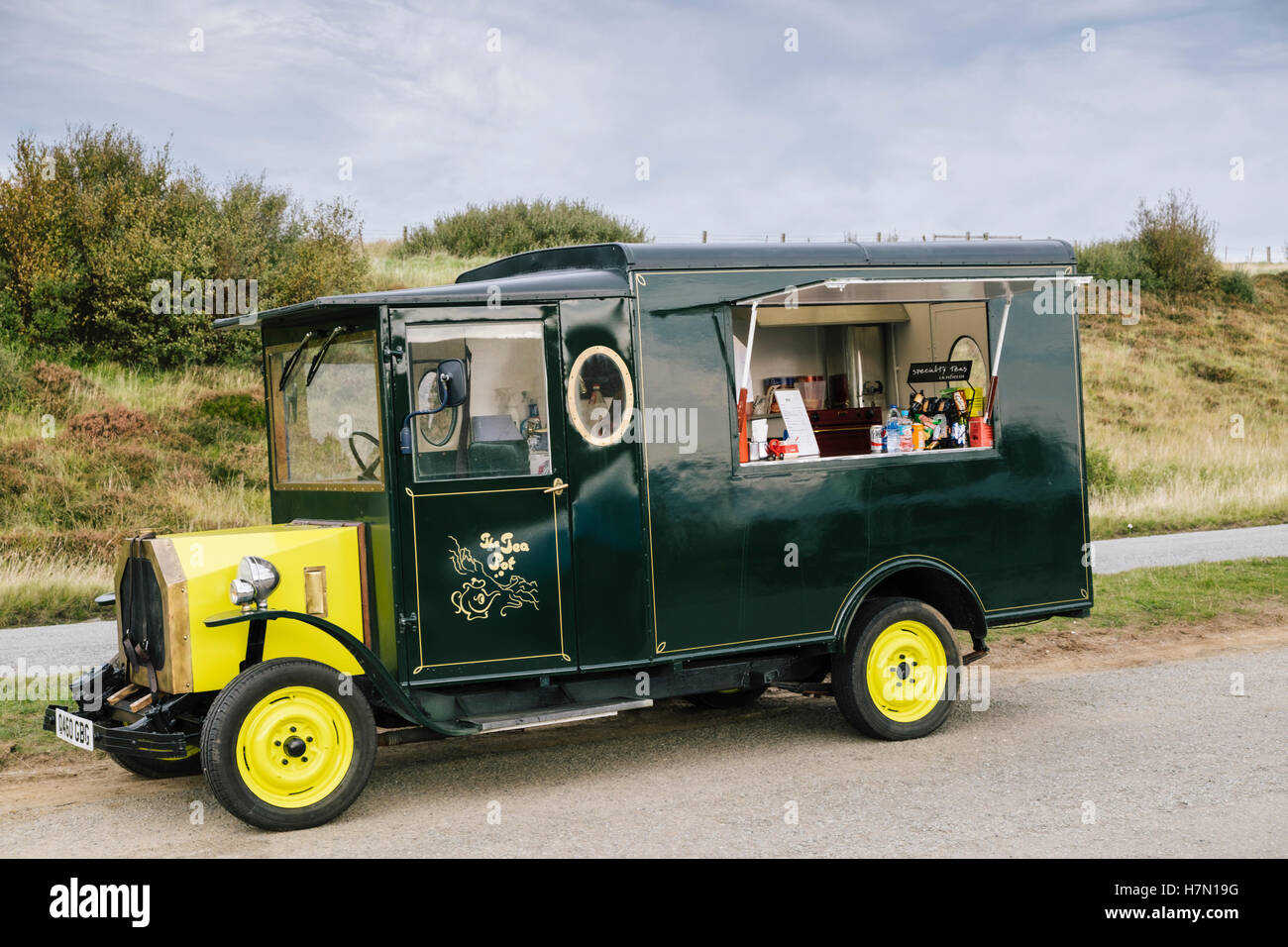 Old Food Truck, Historic, Snacks, An Lethallt, Lealt Falls, Isle of