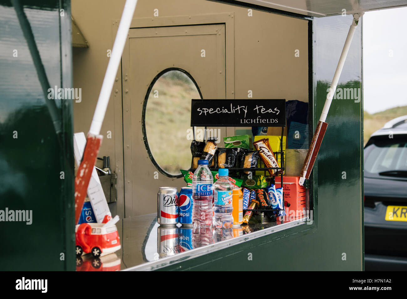 Old Food Truck, Historic, Snacks, An Lethallt, Lealt Falls, Isle of