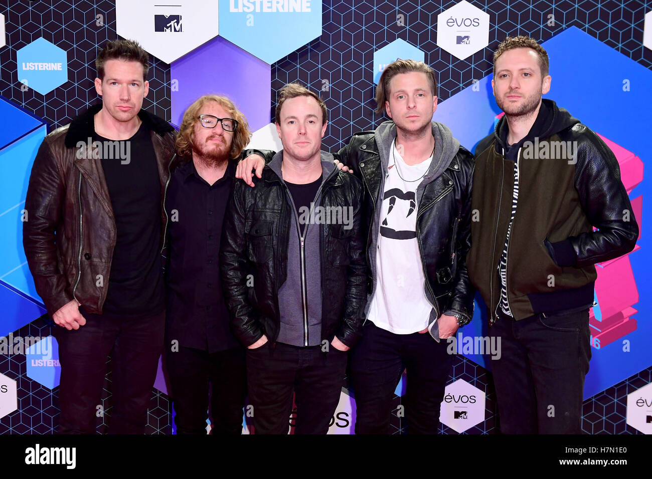 OneRepublic attending the European MTV Europe Music Awards at the Ahoy