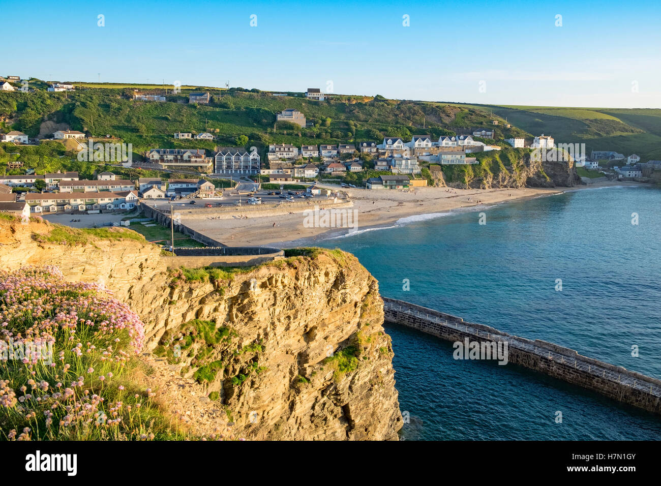 Portreath, Cornwall, UK Stock Photo