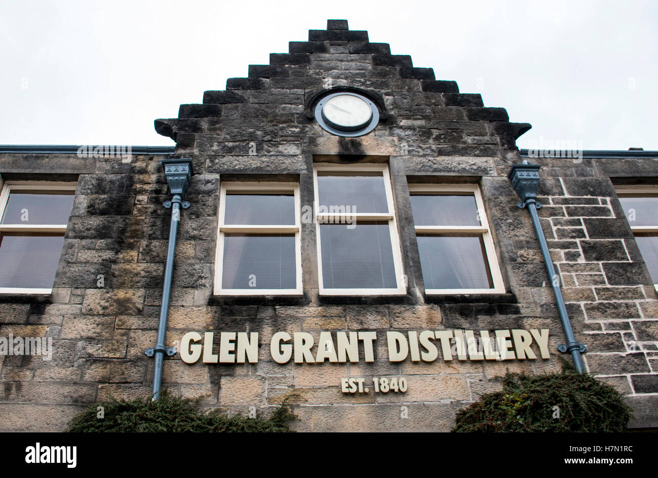 United Kingdom Scotland 17.05.2016 Glen Grant Speyside Single Malt Scotch Whisky Trails Distillery visit production Stock Photo