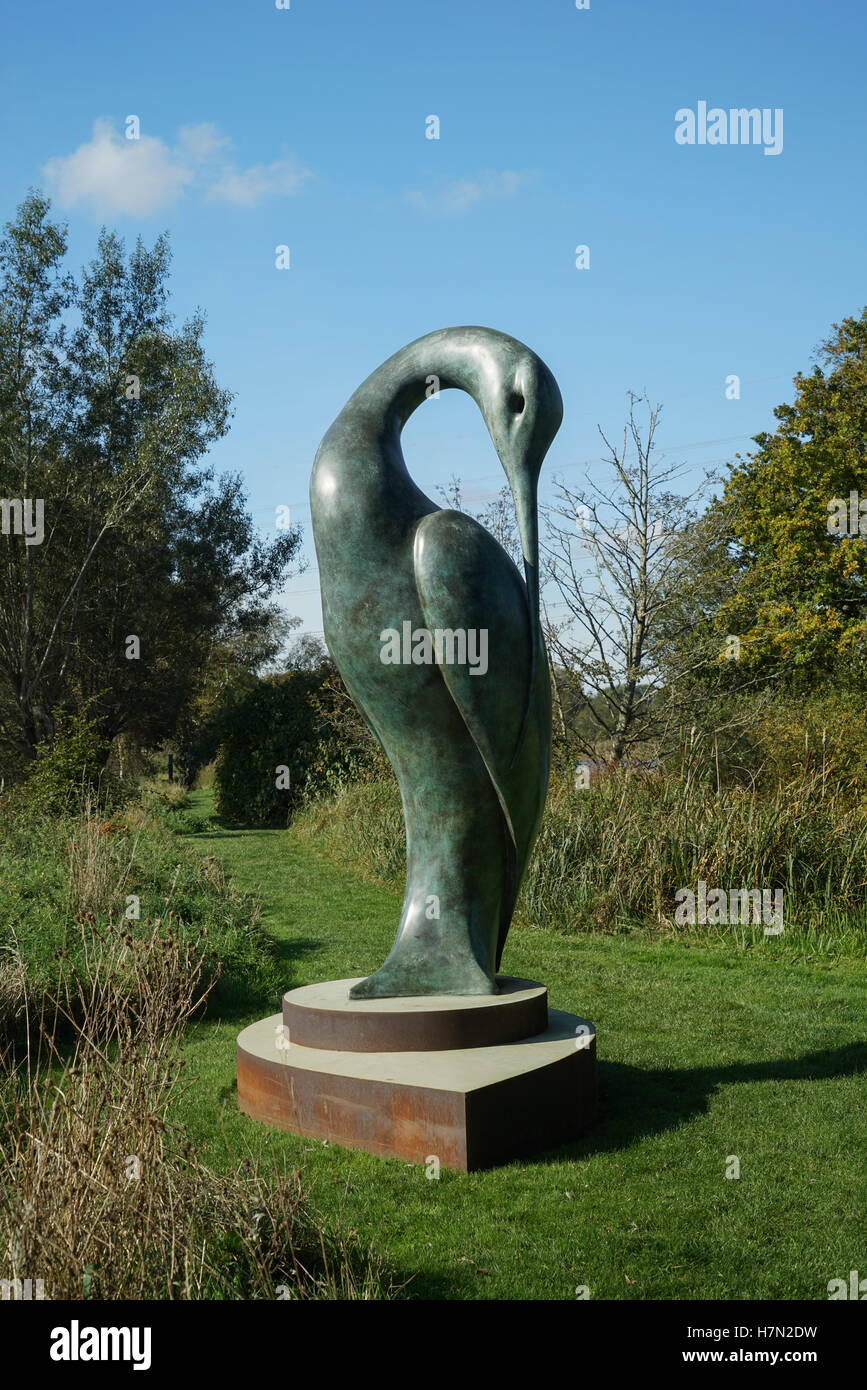 Isis at Sculpture by the Lakes -1 Stock Photo