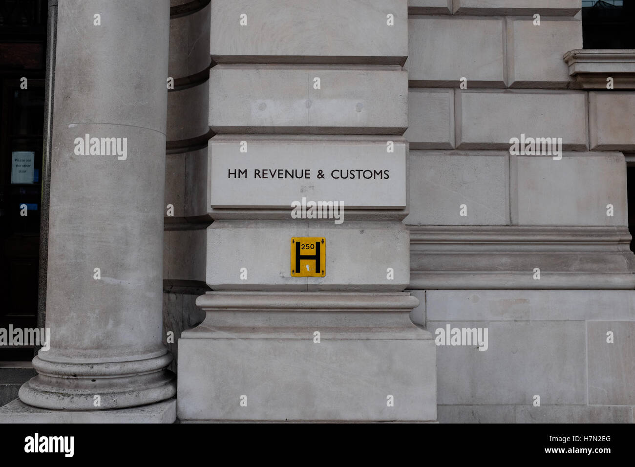 HM Revenue and Customs, Whitehall, London England Stock Photo