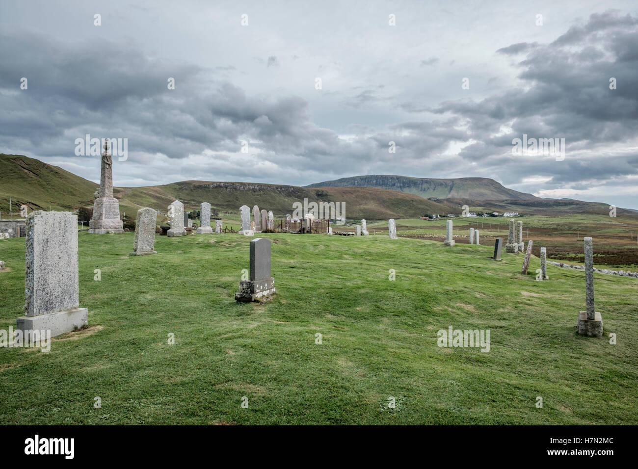 Kilmuir Graveyard, Isle of Skye, Trotternish, Scotland Stock Photo Alamy
